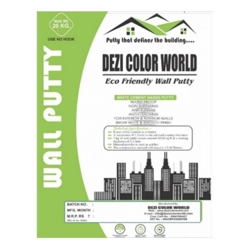 Eco-Friendly Walls Putty